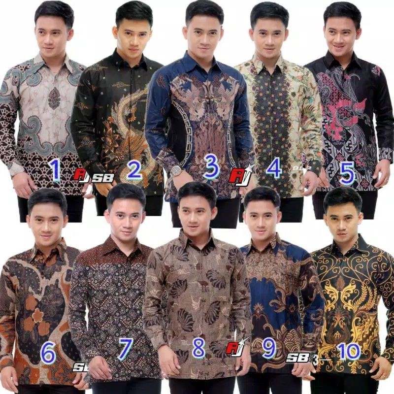 KEMEJA BATIK BAJU KEMEJA PRIA KEMEJA KEKINIAN