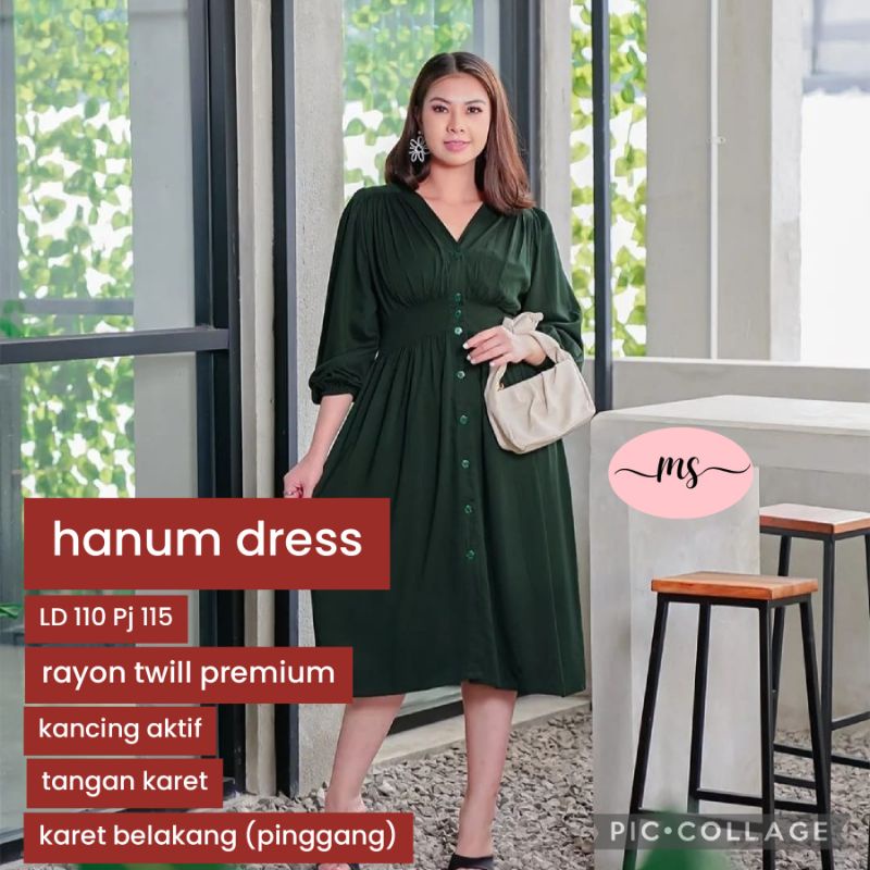 COD HANUM DRESS / DRESS WANITA TERBARU / DRESS WANITA TERLARIS / DRESS KEKINIAN / DRESS RECOMMENDED 