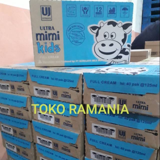 

Susu Ultra Mimi kids full cream ukuran 125 isi 40pcs