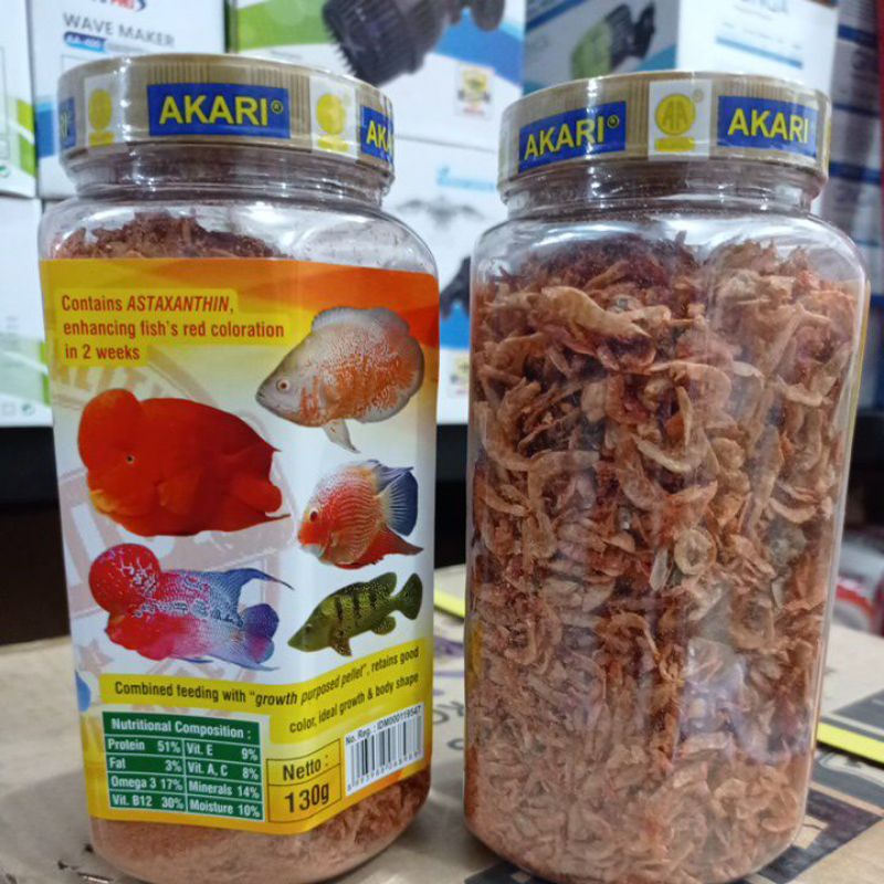 Makanan Ikan AKARI AA UDANG SUPER 130Gr