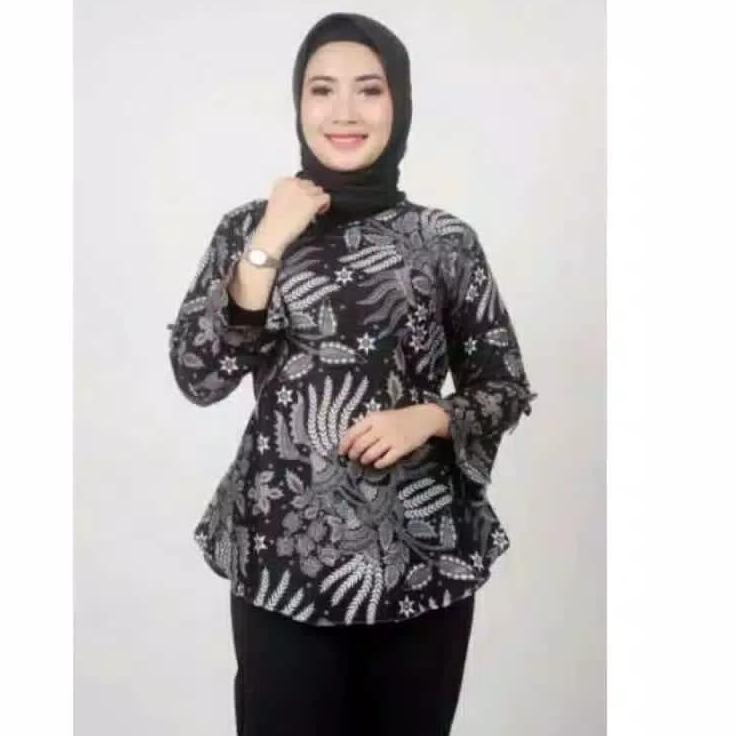 Big Sale.. BLOUSE BATIK BIG SIZE / BLUS WANITA / BLUS WANITA JUMBO / BATIK JUMBO WANITA / BLOUSE BAT