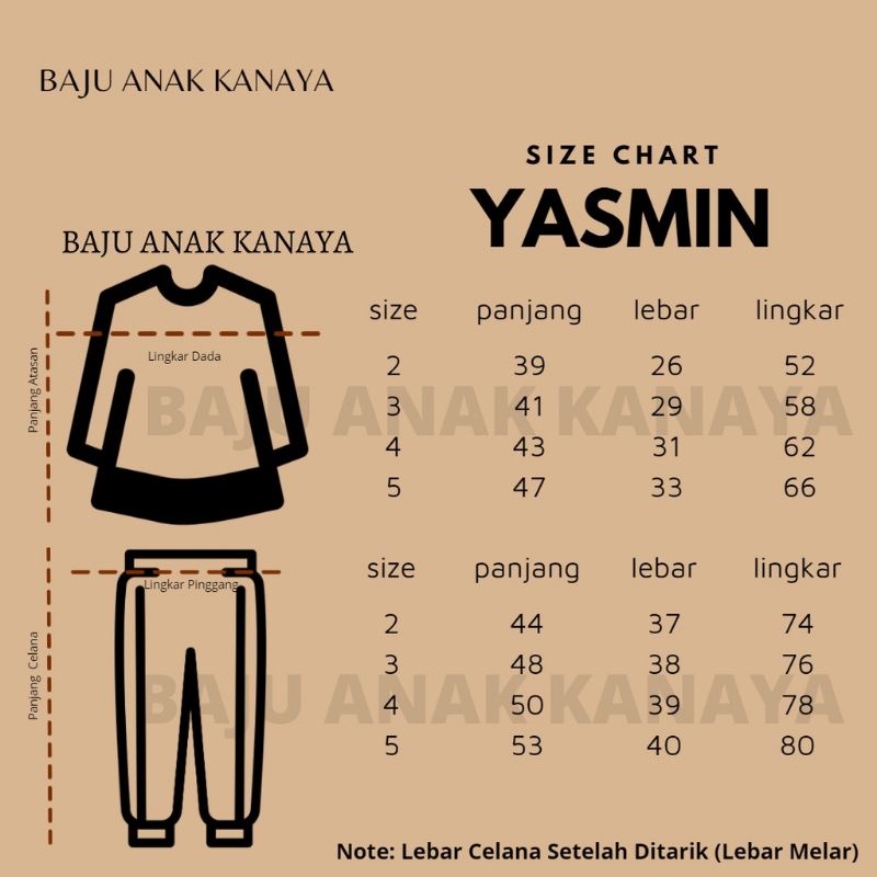 1-4TH SETELAN ANAK YASMIN ONE SET RAYON ANAK BY MYBEE