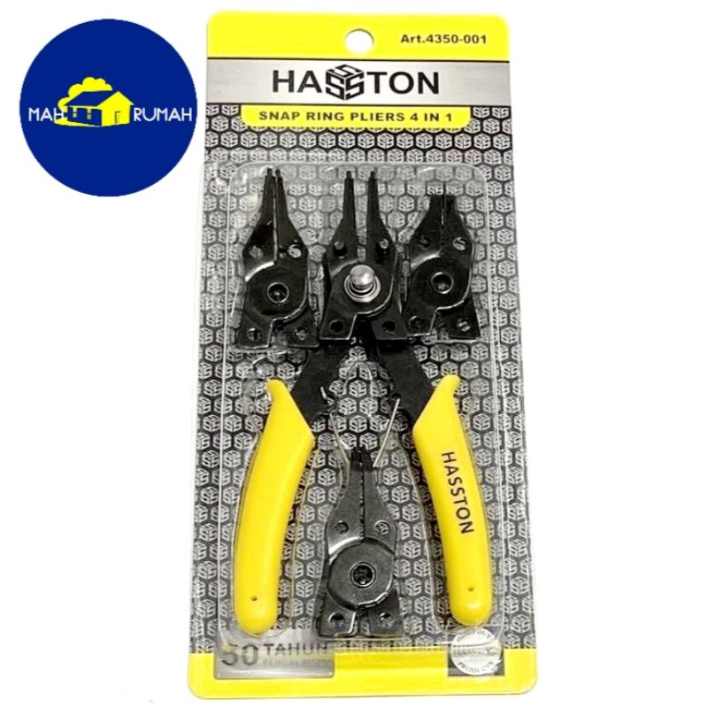 TANG SNAP RING CIRCLIP Snapring 4in1 Set Buka Tutup Lurus Bengkok BTI BTE STI STE - HASSTON PROHEX