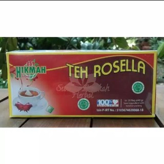 Teh Celup Bunga Rosella Rosela Hikmah herbal Asli Original ...