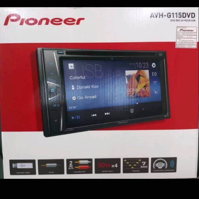 DOUBLE DIN AVH G115DVD