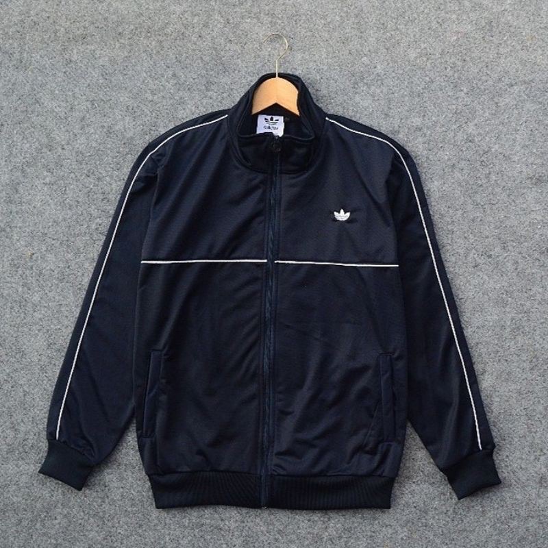 Jaket Adidas Night Indigo - Black Jaket Casual Jakey Tracktop
