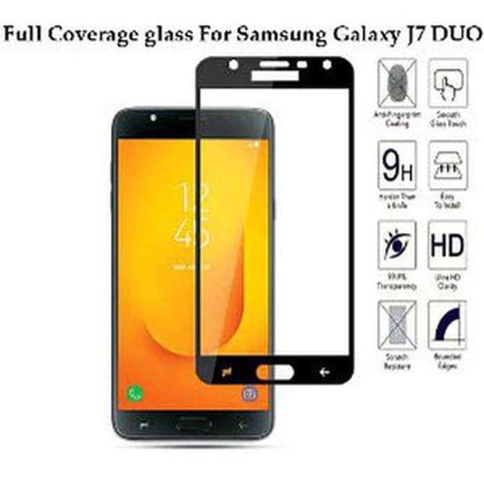 TEMPERED GLASS FULL LEM 5D 9D SAMSUNG J7 DUO - J2 - J3 - J4 - J5 - ANTI GORES KACA FULL HD
