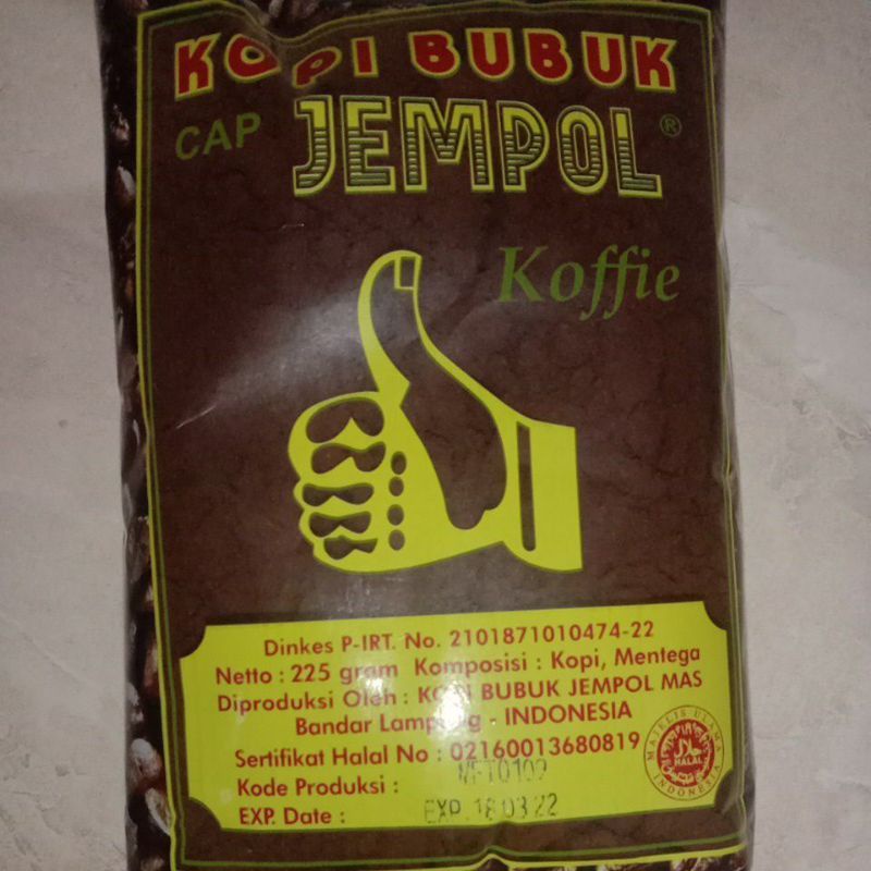 

Kopi Jempol 45gram / 90gram / 225gram Kopi Lampung