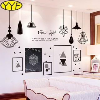 Stiker kamar tidur bersih ruang artefak dekorasi  asrama 