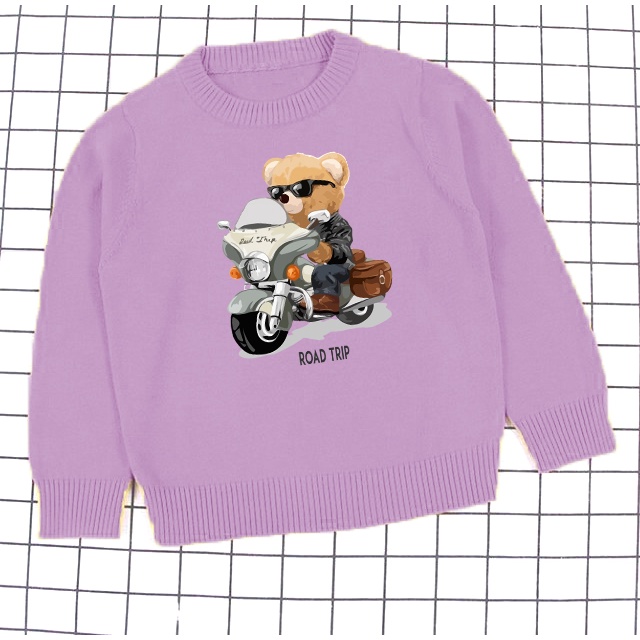 Crewneck Anak Road Trip Sweater anak size M-XXL