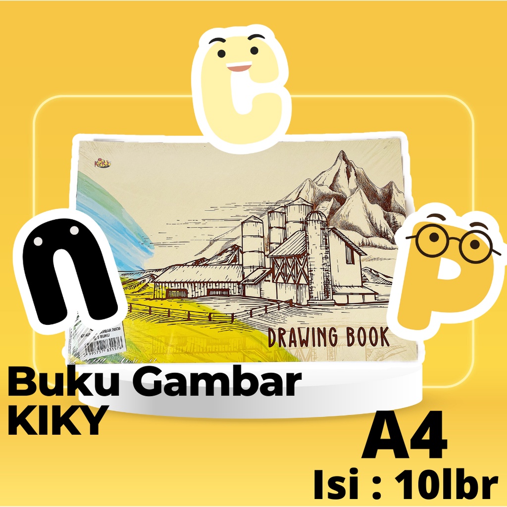 

Buku Gambar Kiky Sidu A4 1 PAX isi 10 Lembar ECERAN