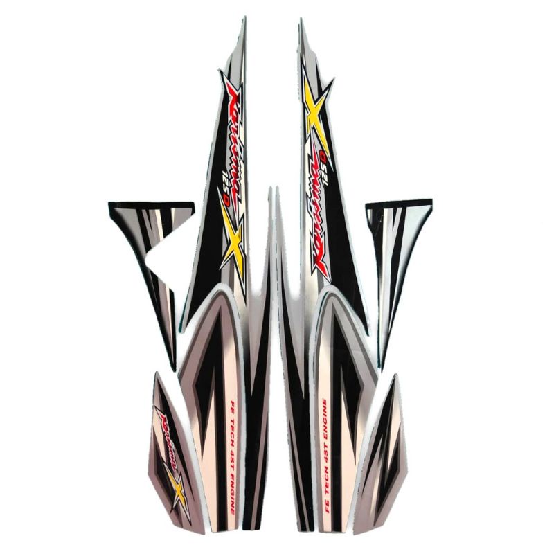 Striping Stiker Lis Les Polet Body Motor Honda Karisma X 125D 2005