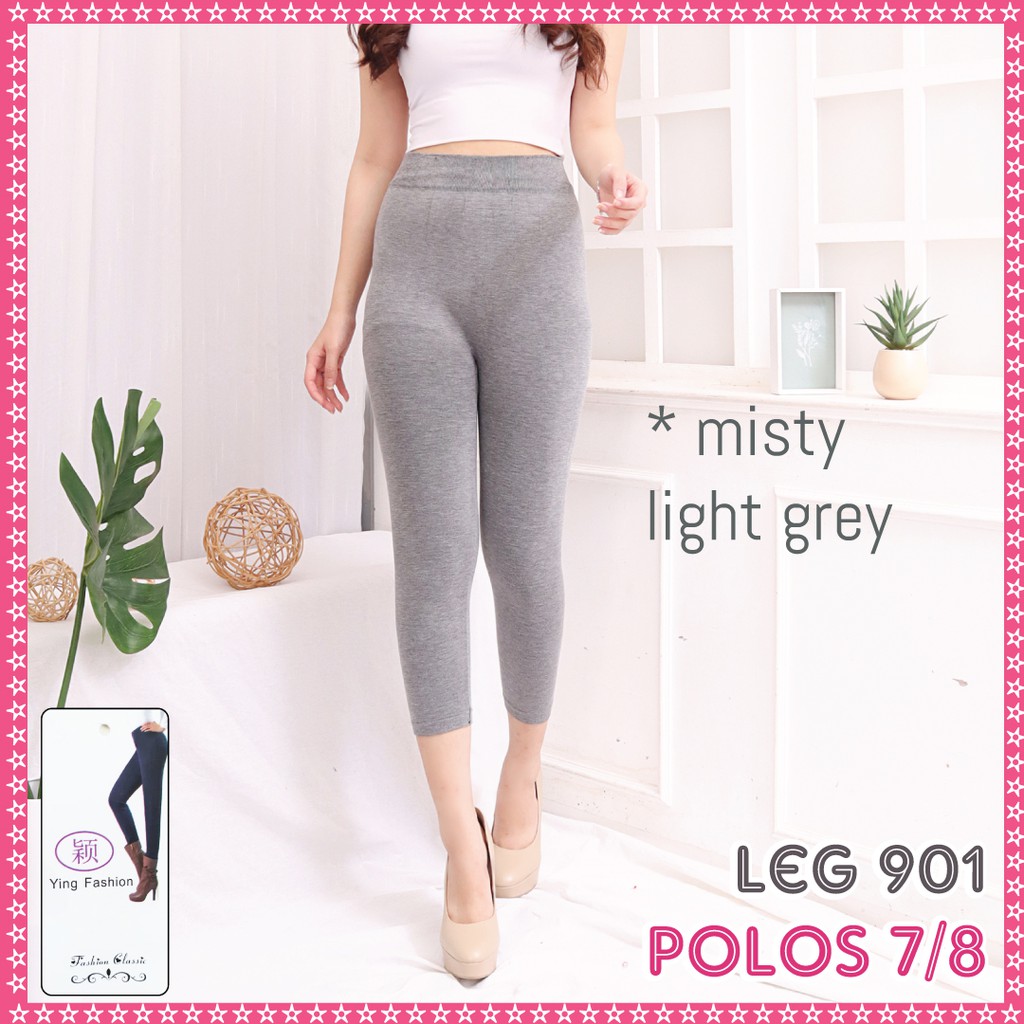 Legging Polos 7/8 / Legging 701 901-2 / Legging Pendek wanita / Legging Polos Pendek / Legging import / ying fashion