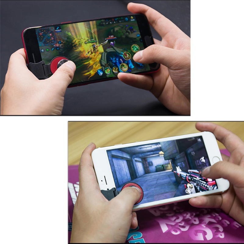 Btsg A9 Joystick Smartphone Mini Untuk Layar Sentuh Joypad Universal Clip-on Clamp Untuk King's Glory Tablet Arcade