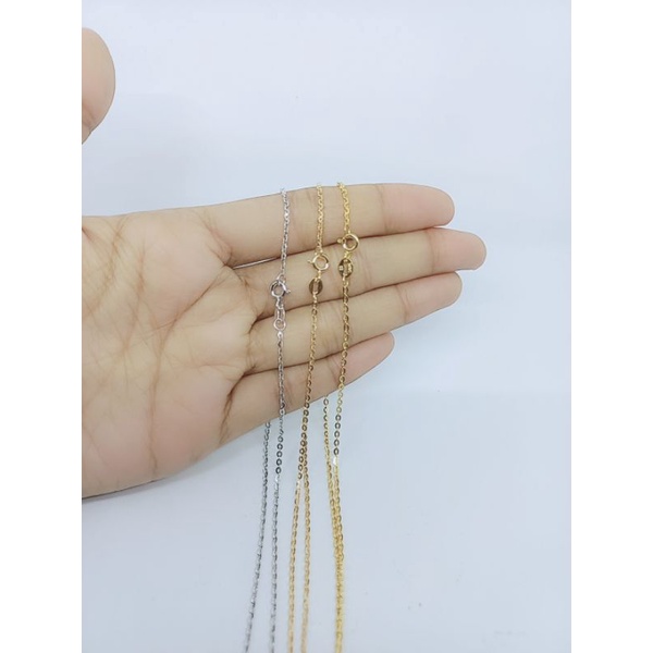 kalung nori vensy/kalung perak asli silver925 lapis emas/kalung fashion pria &amp; wanita impor