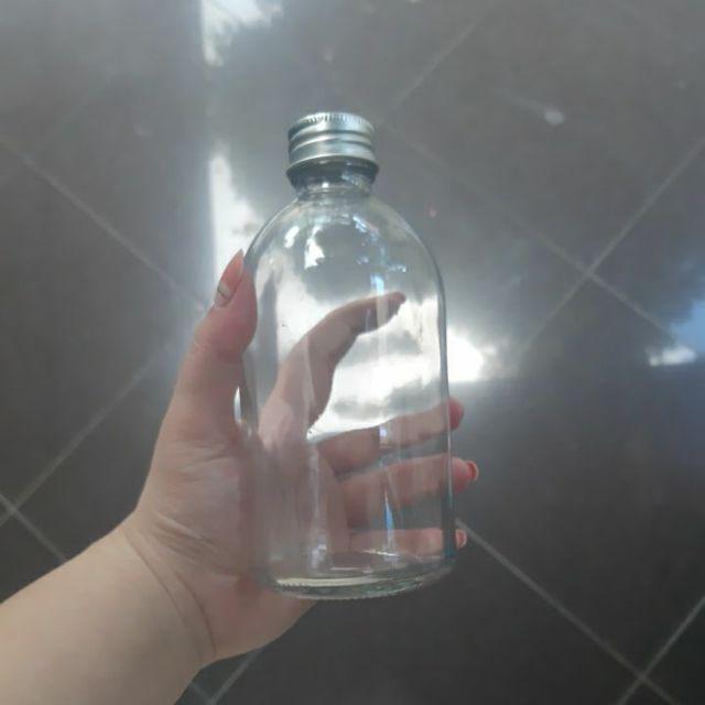 Moss Glass Bottle 350 Ml | Botol Kaca Tutup Stainless