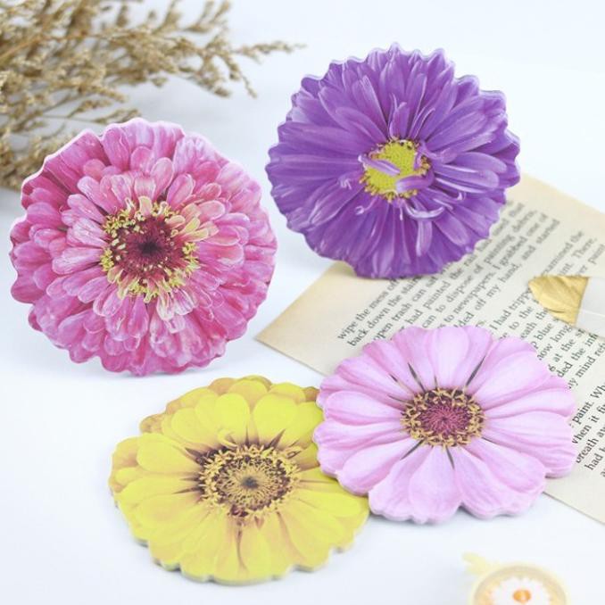 

STICKY NOTE MOTIF BUNGA MEMO TEMPEL FLOWER - RANDOM PINK