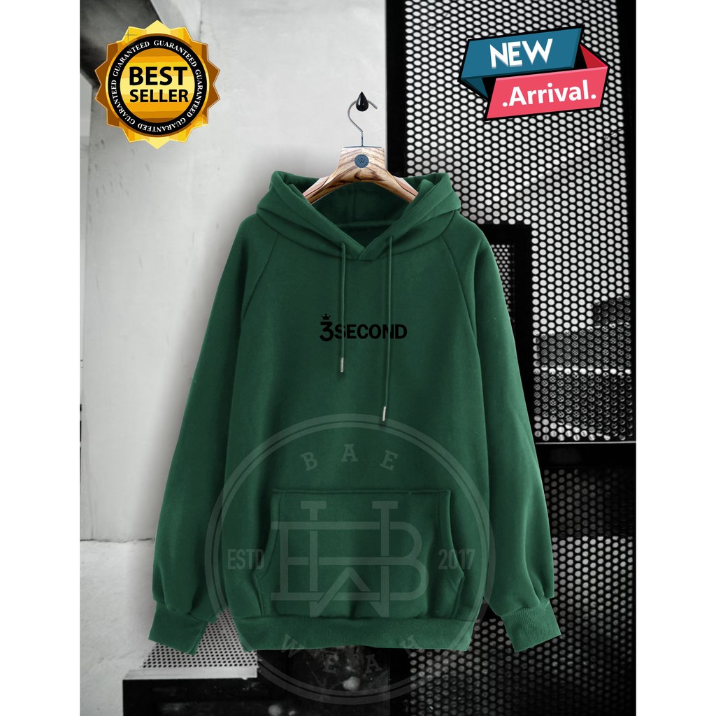 Sweater pria Hoodie Jumper Distro Keren Jaketsweater 3SECOND ORIGINAL Sweater&amp;Kardigan Polos ME2GX7 &quot;Hoodie