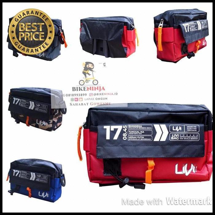 Tas Front Block Sepeda Lipat Livi Limited Ed Kemerdekaan By Element - Merah Terbaru