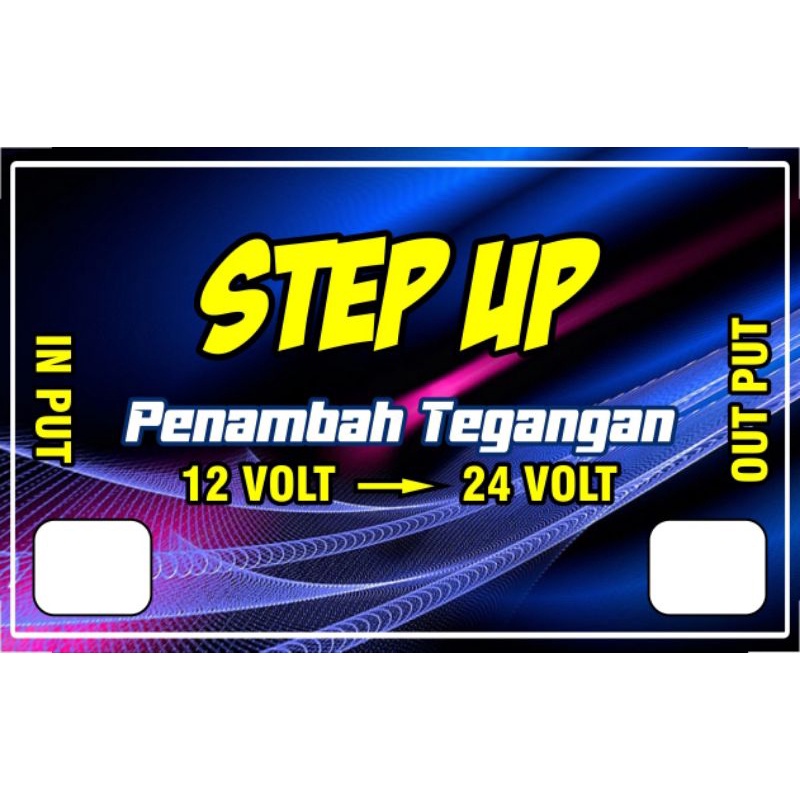 STEP UP Penambah tegangan 12V ke 24V