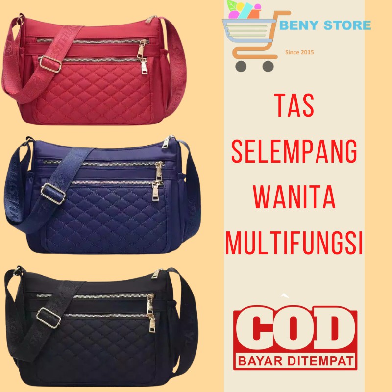 Tas Tote Bag selempang slempang wanita import korea simpel