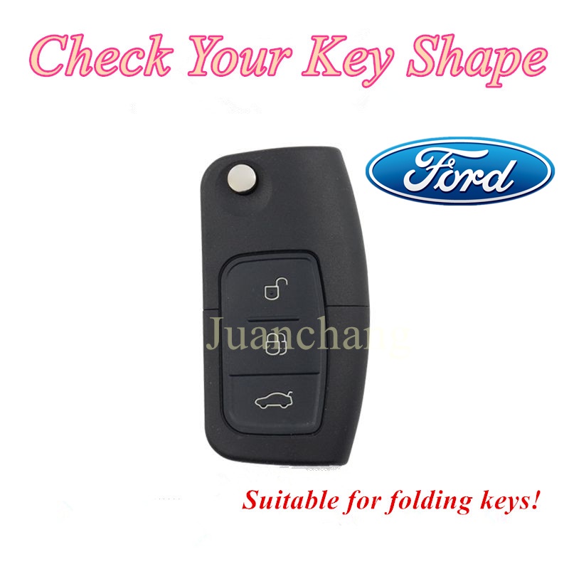 Casing Kunci Mobil Ford Fiesta Focus 2 Ecosport Kuga Escape MK2 Fiesta Mondeo Galaxy Falcon Sport-Max