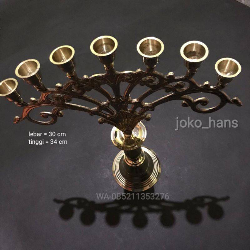 tempat lilin kuningan cabang 7