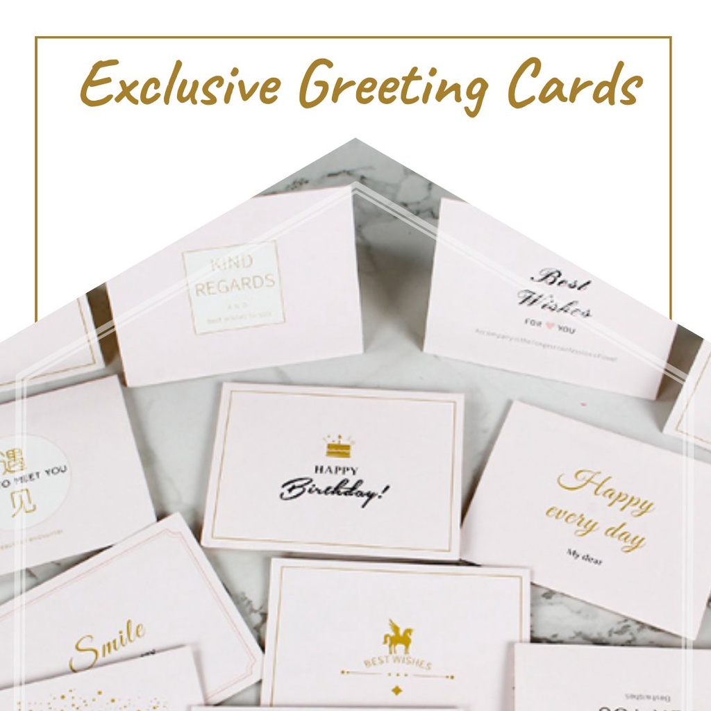 Jual EXCLUSIVE GREETING CARD (KARTU UCAPAN / KARTU ULANG TAHUN