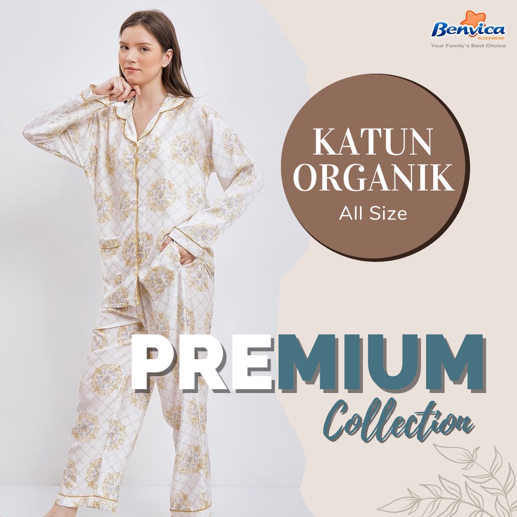 BAJU TIDUR PIYAMA KATUN ORGANIK GREET