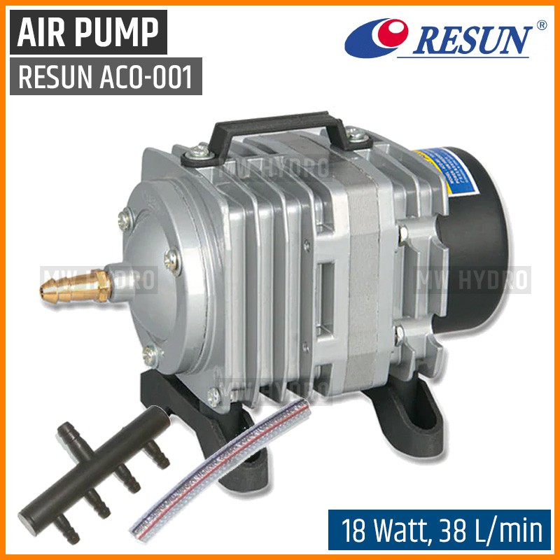 RESUN ACO-001, Electromagnetic Air Pump, Aerator / Pompa Udara