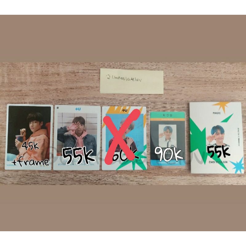 

PHOTOCARD TXT YEONJUN TAEHYUN HUENINGKAI ID CARD ID PAD PC