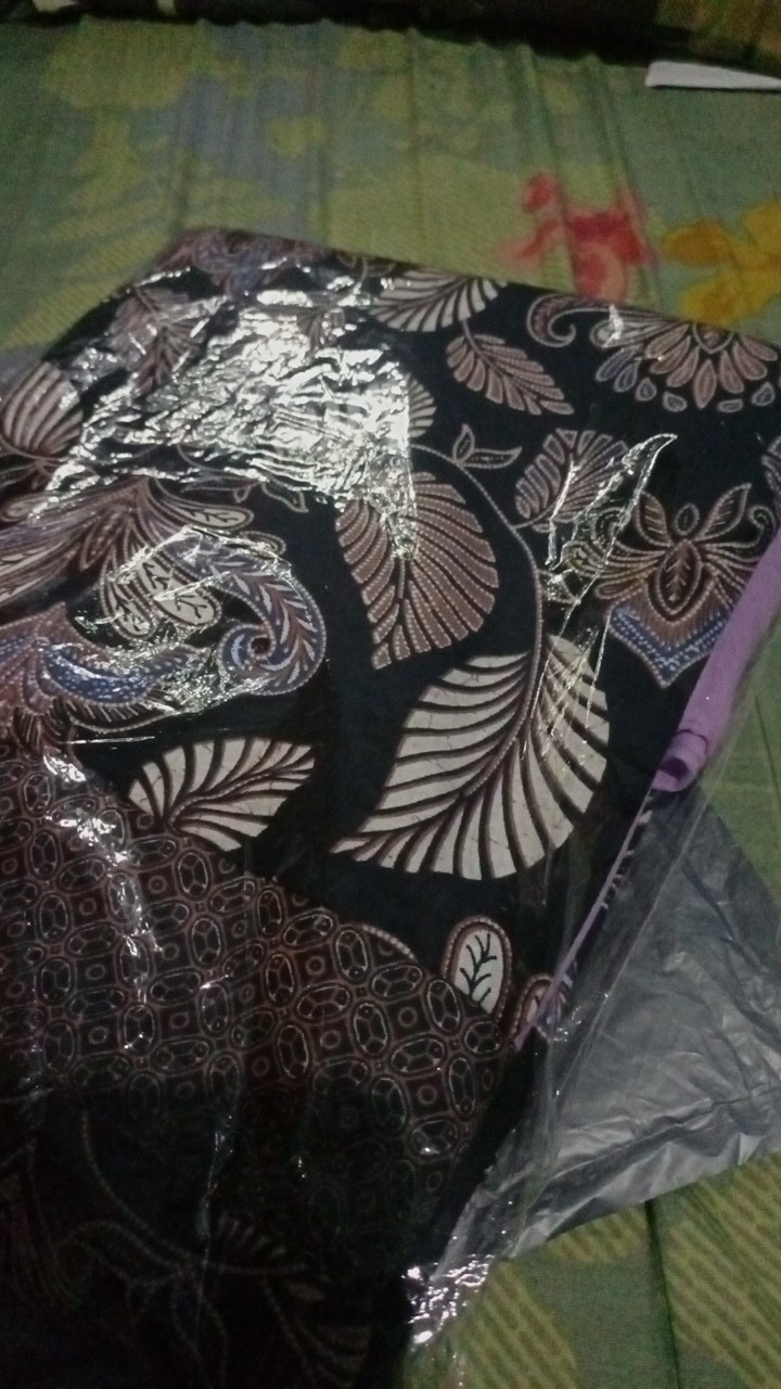 Tey-17 Batik Wanita Asj Sa Hrb026 Kenongo Kemeja Tosca Pendek