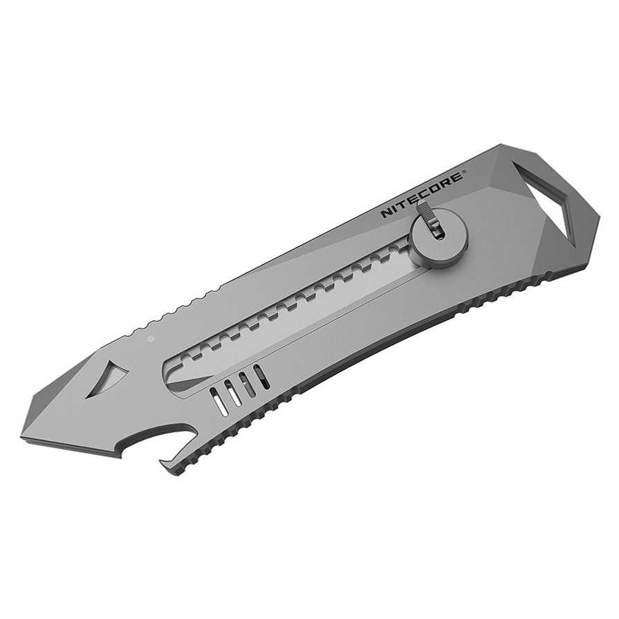 Nitecore Pisau Lipat Portable EDC Titanium Utility Knife - NTK10