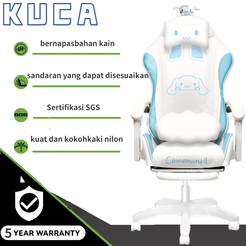 Jual KUCA Gaming Chair / Kursi Gaming / Cinnamoroll Gaming Chair