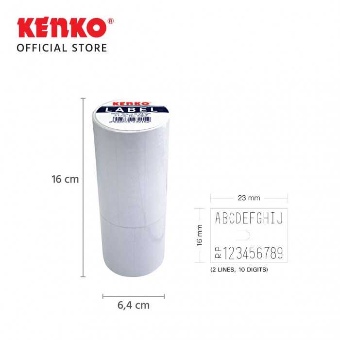 

KENKO PRICE LABEL 5002 (2 Line)