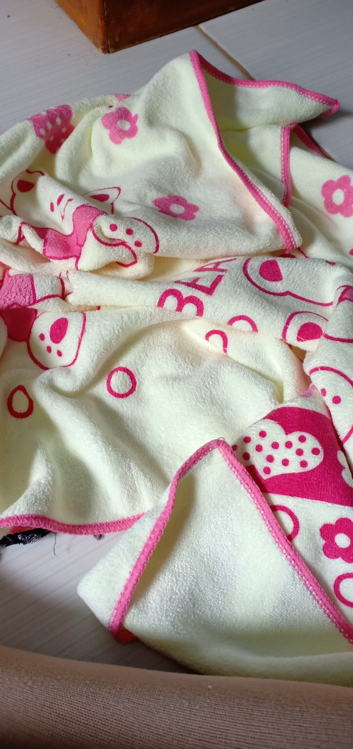 Handuk Bayi Serat Bambu 50x100/ Handuk Mandi/ Handuk Anak Lembut & Mudah Menyerap Air