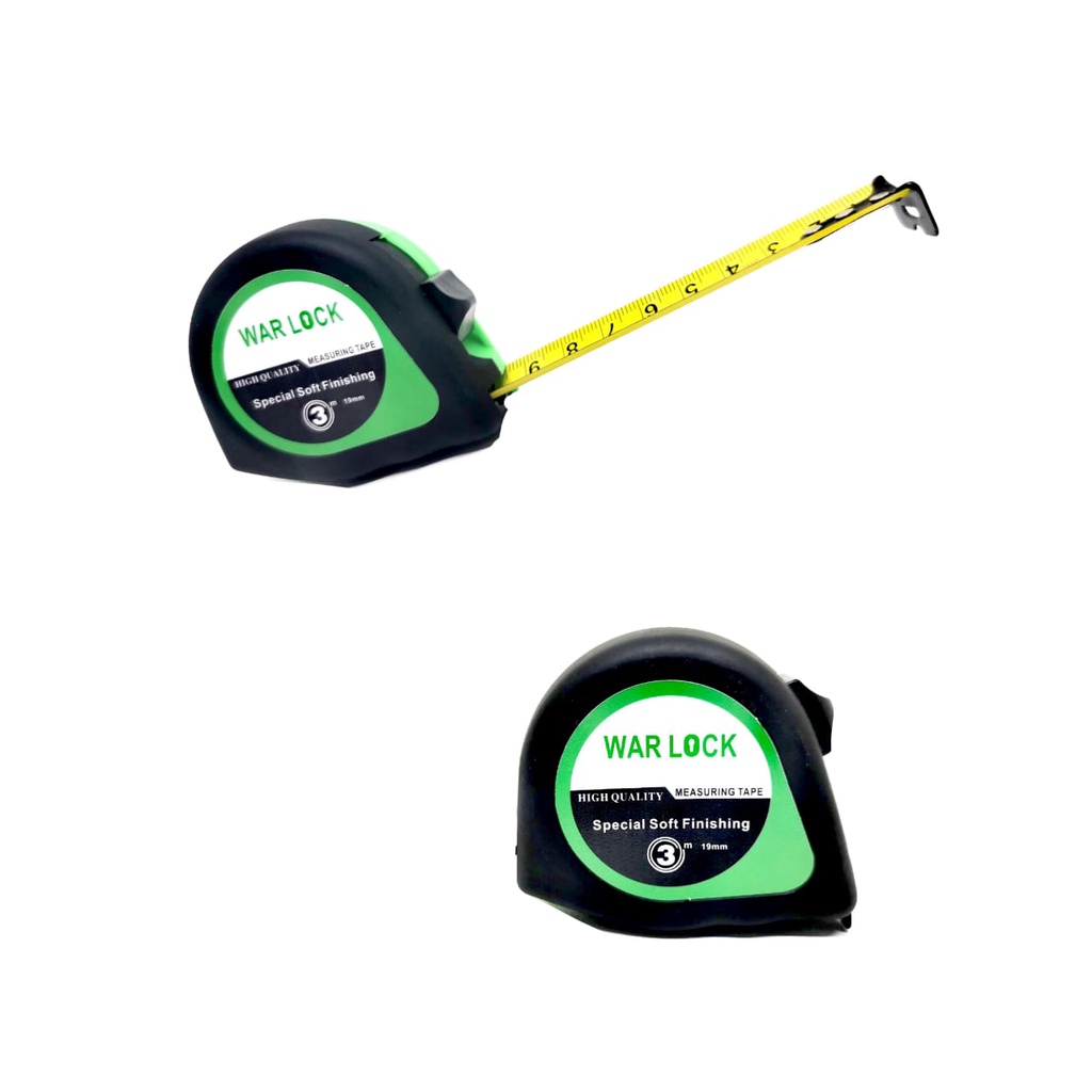 Meteran Warlock ABS Doft  Original Alat Ukur Ukuran 3M 5M 7.5M