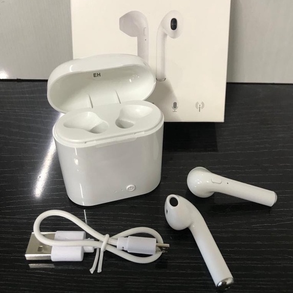 ❤❤Headset Bluetooth Mini V.42 Earphone I7S TWS Twins With Charging