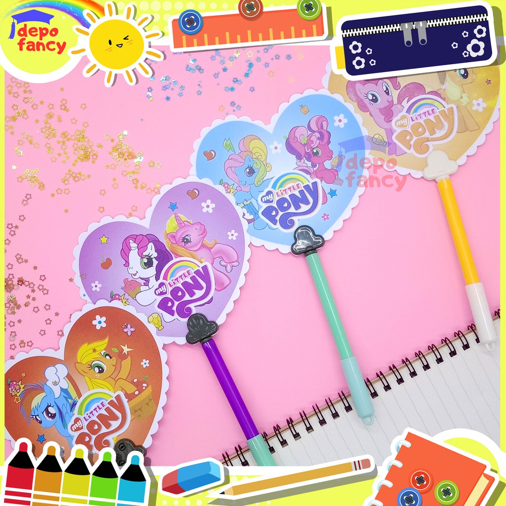 

Gelp Pen Kipas 064 Little Pony / Pulpen / Ballpen / Pen / Pena / Bolpoint