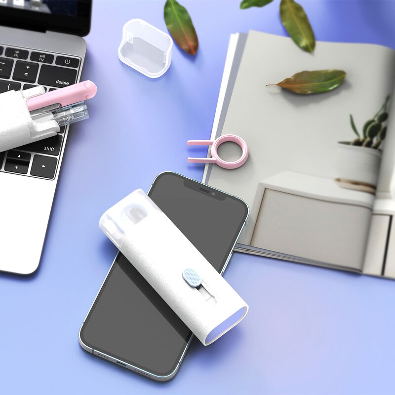 pembersih Keyboard, pembersih earphone,Set pembersih multifungsi 1112store lengkap dengan penarik kit/keyboard dalam satu desain praktis kotak kecil