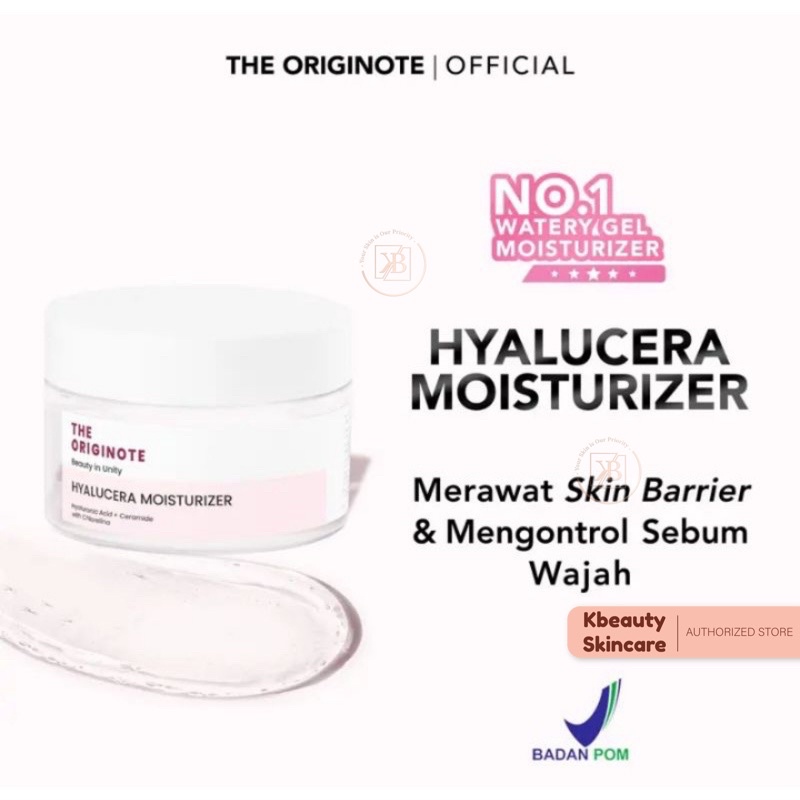 Jual The Originote Hyalucera Moisturizer Gel 50ml - Pelembab Wajah ...