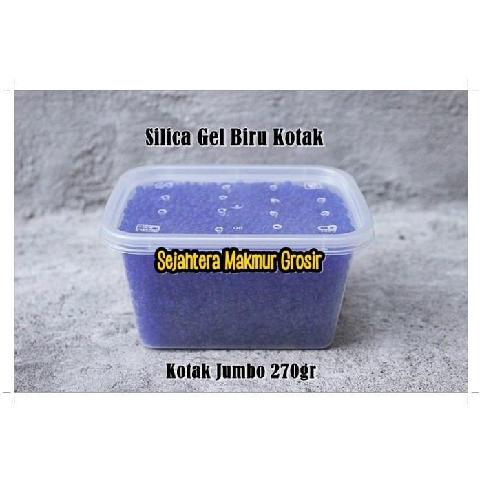 Dijual Silica Gel Biru Jumbo  Silica Gel Canister  Silica Gel Kotak 270gr Murah