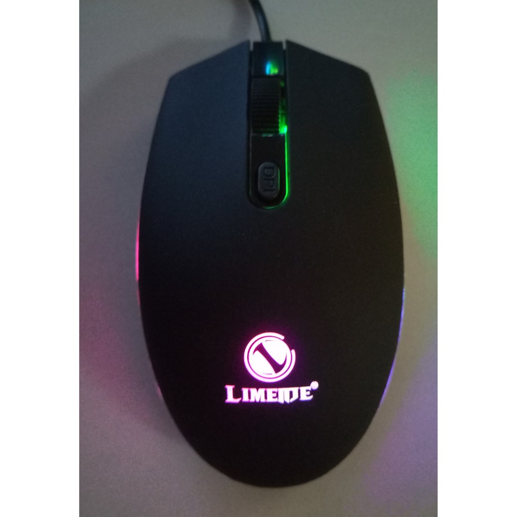 MOUSE LIMEIDE  OPTICAL KABEL USB 307 BLACKLIGHT