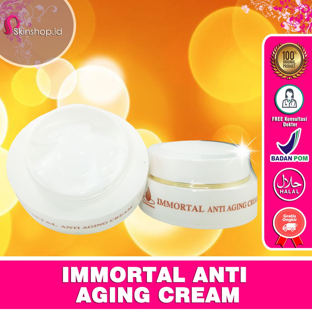 Immortal Anti Aging Cream 12,5gr  Original / Krim Anti Penuan BPOM Aman