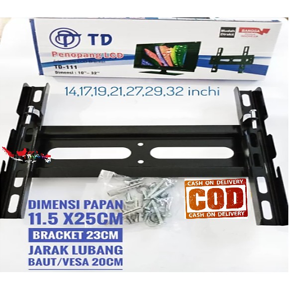 BRACKET TV UNIVERSAL PENOPANG TV LED LCD 10 Inch - 32Inch