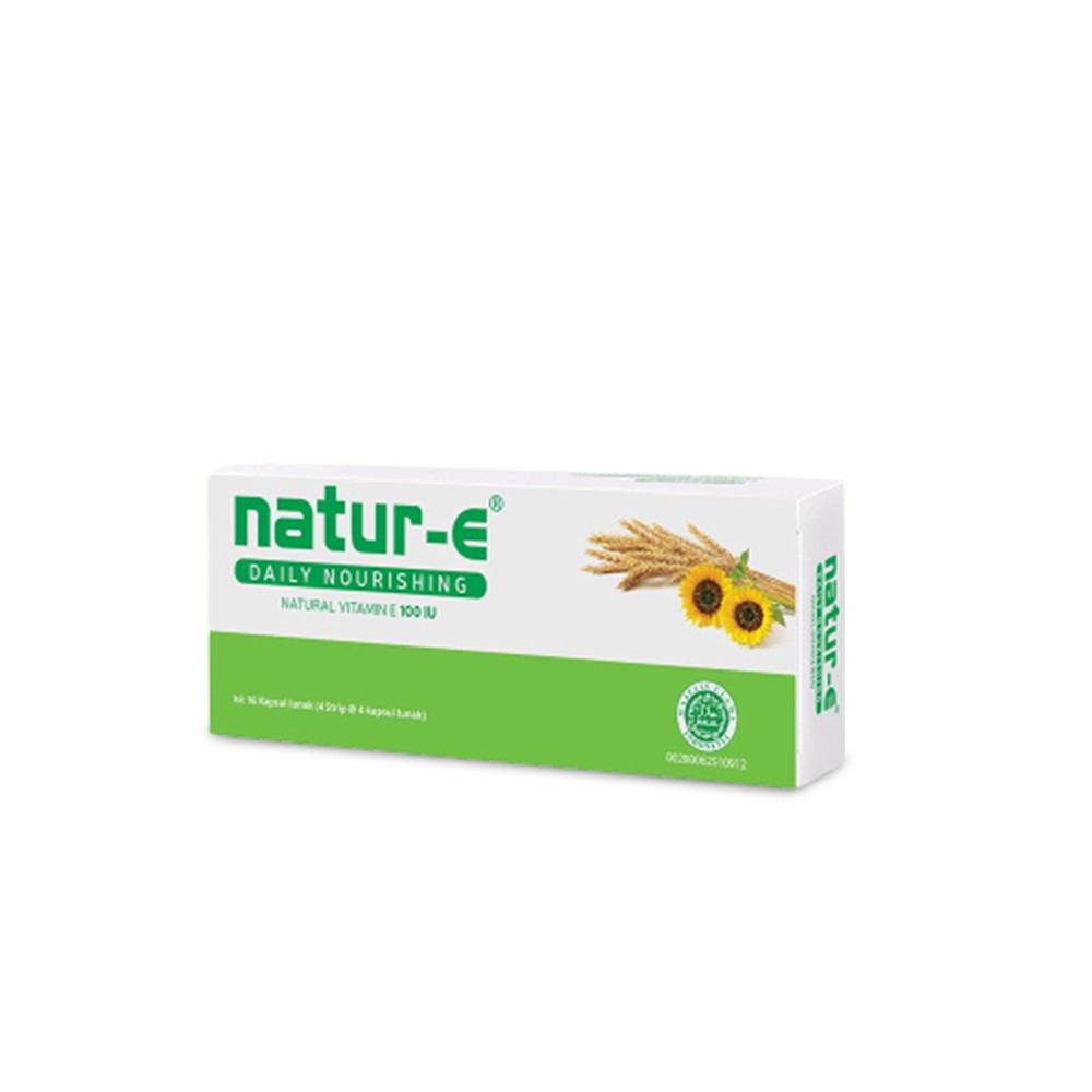 Natur-E Skin Start Natural Vitamin E 100 IU 16s/32s Soft Capsule suplemen / vitamin / vitamine Image 5