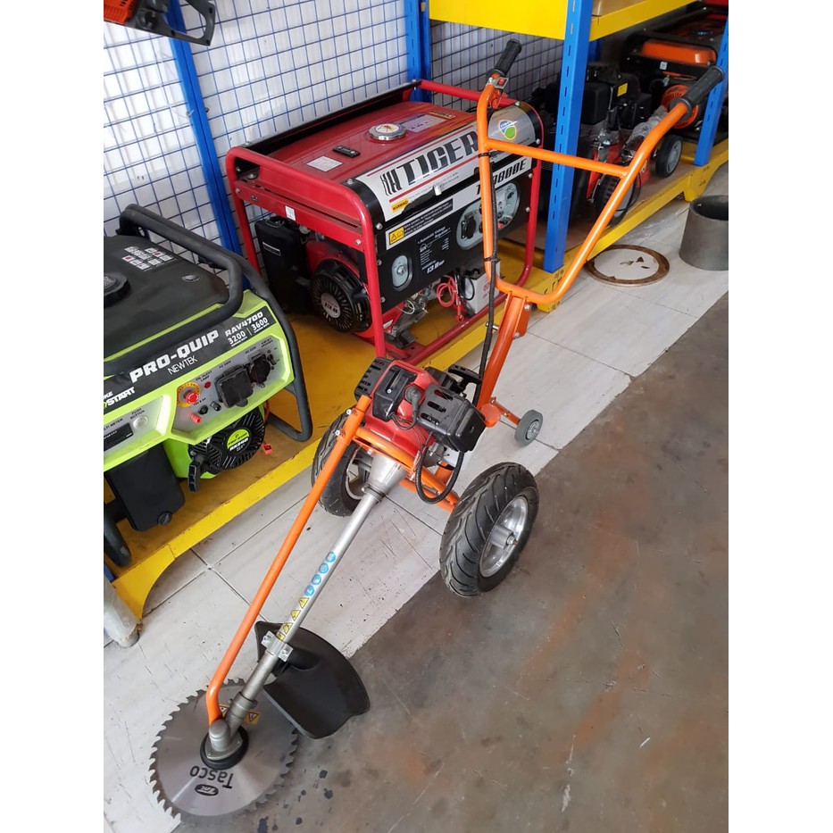 Mesin potong rumput dorong mini 3 roda/ mini lawn mower PROQUIP QBH 43