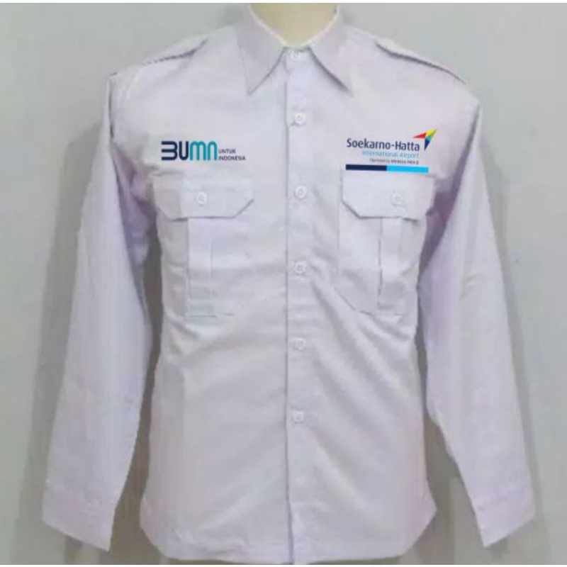 Jual BIG Size Kemeja Angkasa Pura 2 Baju Angkasa Pura 2 Seragam Angkasa ...