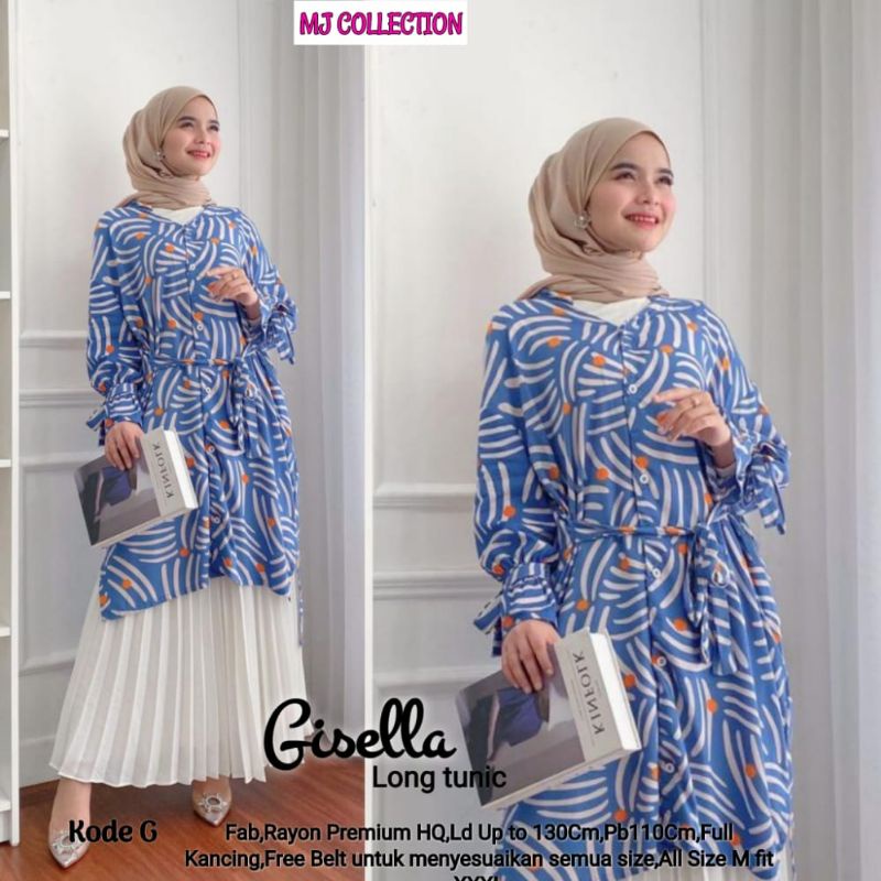 GISELLA LONG TUNIK BY MJ COLLECTION