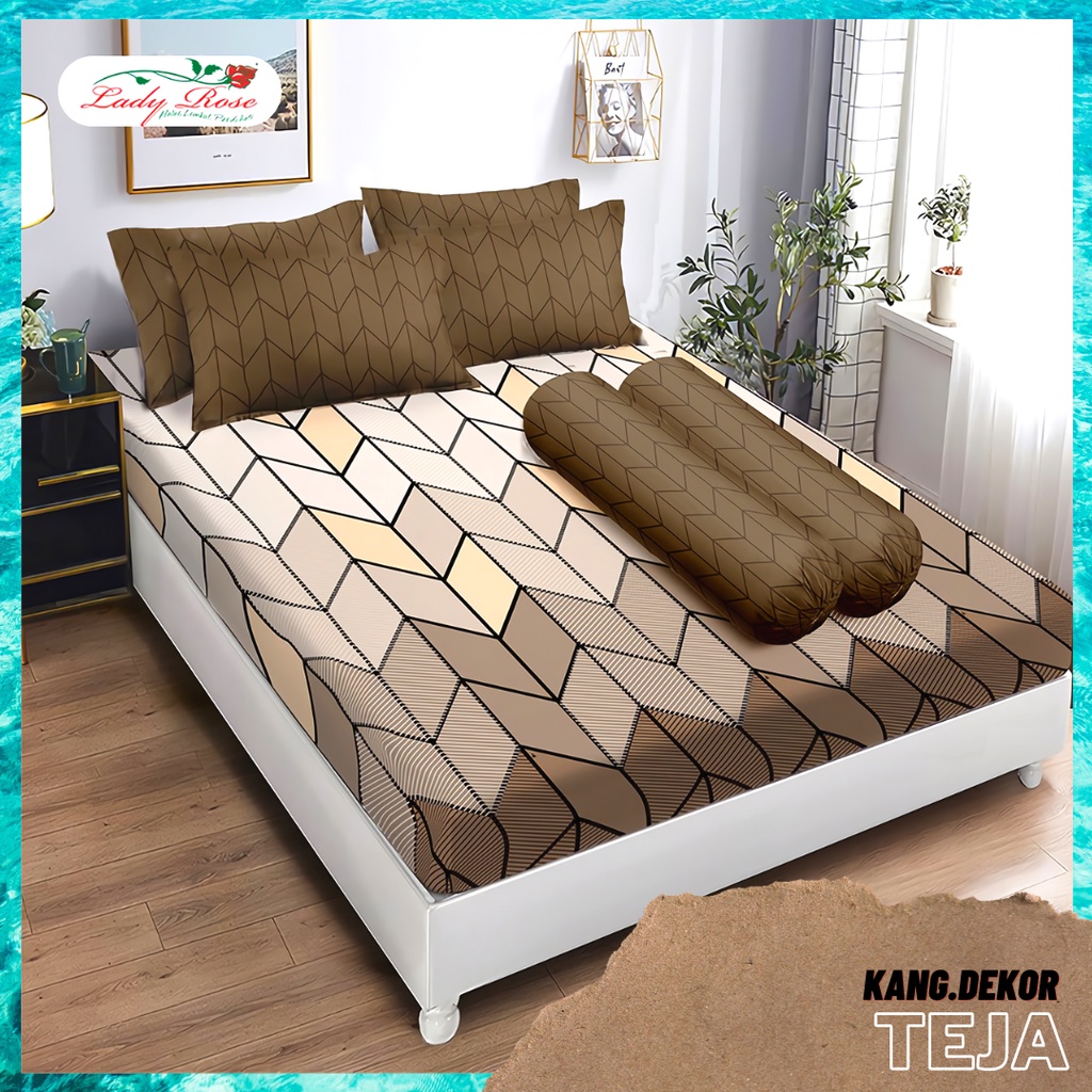 SPREI LADY ROSE 160X200 NO 2 TEJA SEPRAI CANTIK KAMAR TIDUR SEPREI LADYROSE TERBARU PROMO MURAH PREMIUM ANTI LUNTUR SEPREI AESTHETIC SEPRAI CANTIK SEPRE PROMO ANTI LUNTUR MOTIF LADYROSE PLUS SARUNG BANTAL SPREI DEWASA ALAS KASUR SPREI ADEM